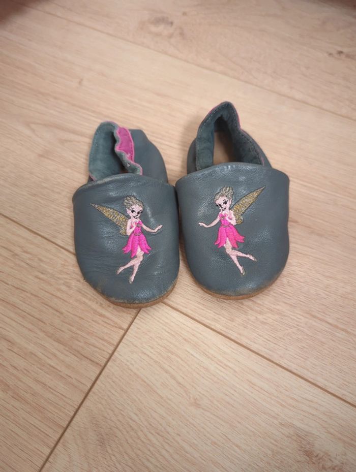 Chaussons véritable cuir
