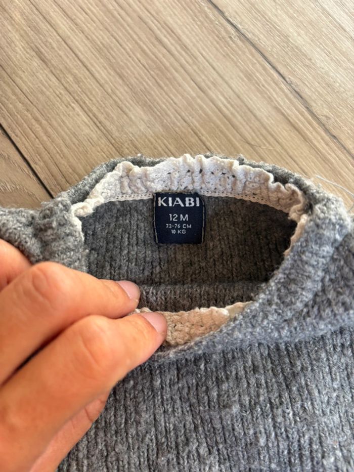 Ensemble gris et blanc pour petite fille - photo numéro 4