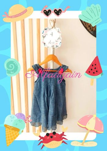Robe jean catimini 4ans Tombouctou neuve
