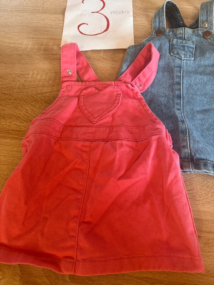Lot 2 robes en jeans - photo numéro 2