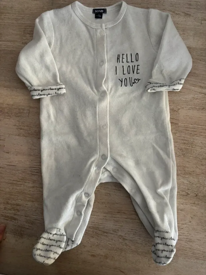 Lot de 5 pyjamas mixtes 3 mois - photo numéro 2