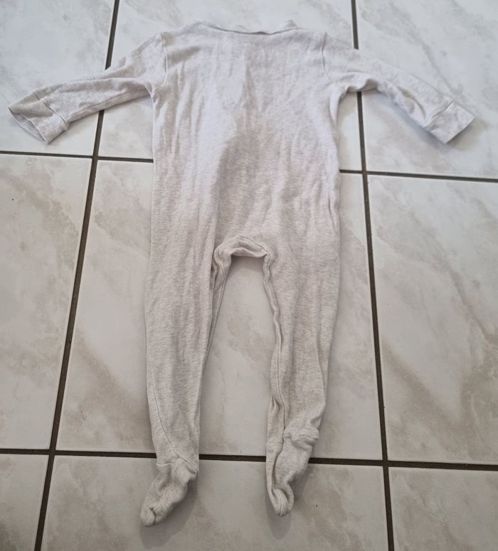 pyjama dors-bien beige mouton primark taille 6/9 mois - photo numéro 3