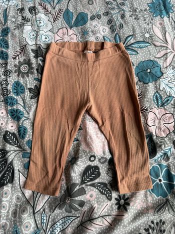 Legging marron clair  6/9 mois H&M