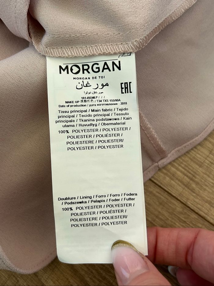 Robe rose claire sans manches Morgan taille 34 jamais portée - photo numéro 10