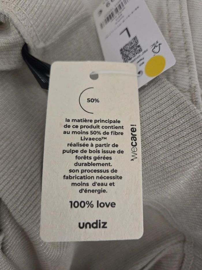 pantalon Undiz argenté taille L - photo numéro 4
