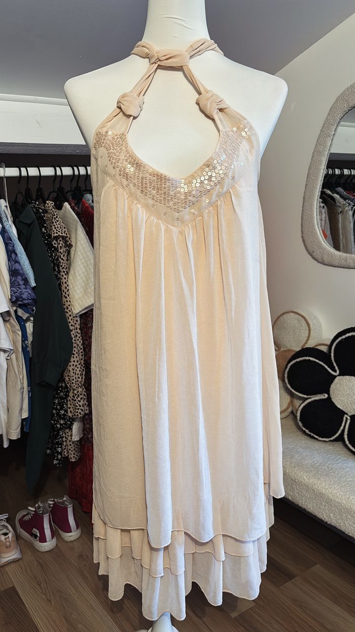 Robe de cérémonie avec sequins Pimkie (vintage) T44