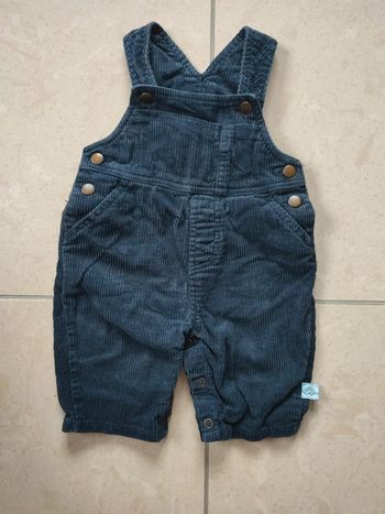 Salopette velours chaude