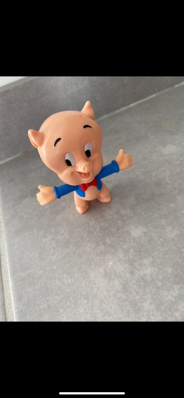 Figurine Porky Pig Cochonnet Looney Tunes - photo numéro 6