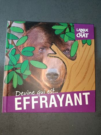 Livre enfant 
Devine qui est effrayant