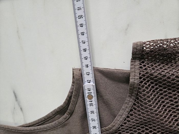 Edc Esprit robe tunique marron taille L - photo numéro 15