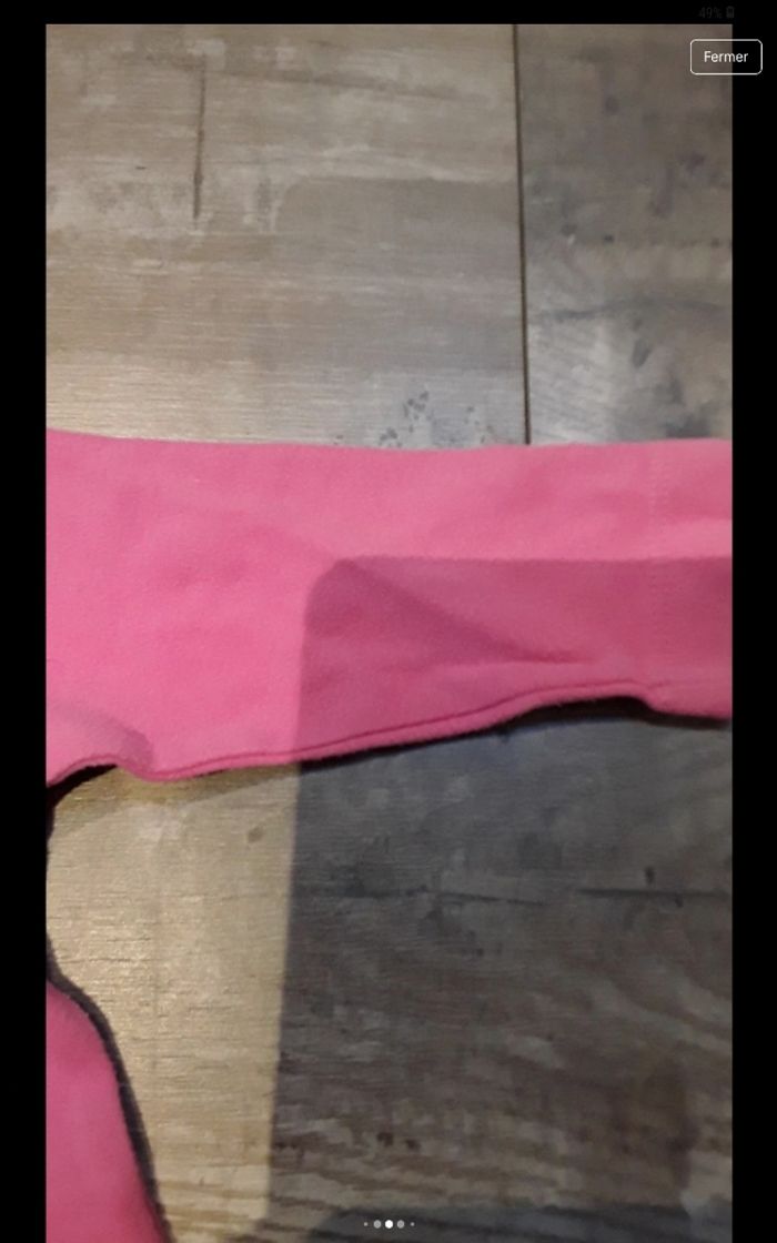 Tee shirt manche longue rose - photo numéro 4