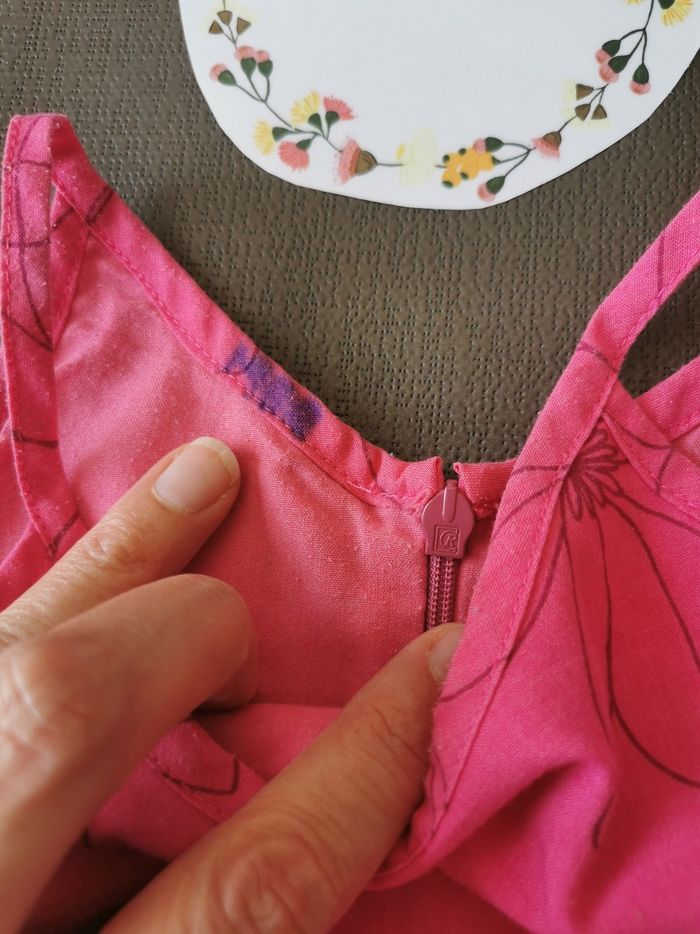 Robe d'été rose 4ans CFK - photo numéro 4