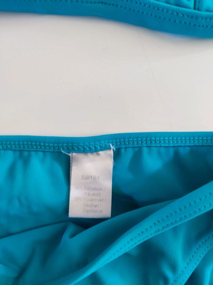 Maillot de bain 2 pieces bleu 3 - 4 ans - photo numéro 4