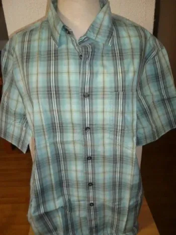 Chemise homme à carreaux manches courtes Celio taille 42