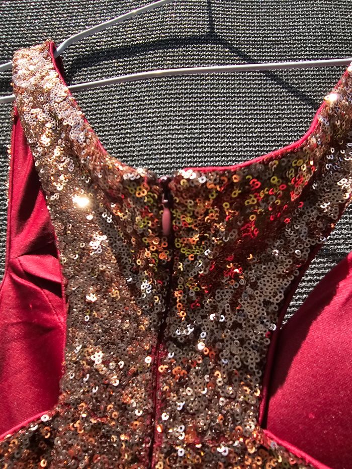Magnifique robe sirene a sequins taille 42 neuve avec etiquette - photo numéro 3