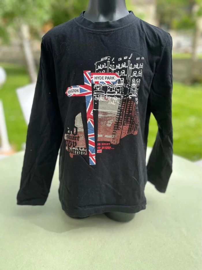 T shirt manche longue orchestra noir taille 8