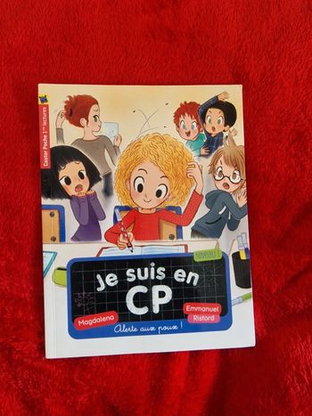 Livre je suis en CP alerte aux poux