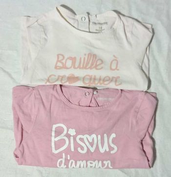 lot de 2 tee shirts Orchestra