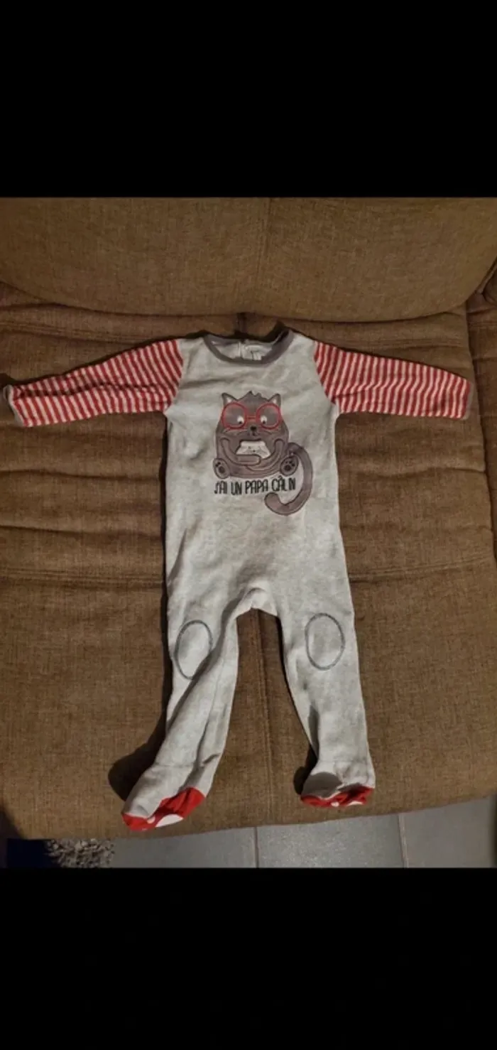 Lot de 3 pyjamas hiver - photo numéro 2