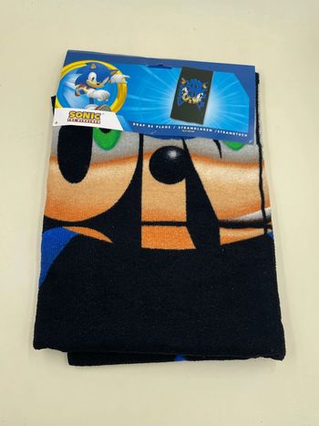 Drap / Serviette Sonic The Hedgehog 70 x 140 cm neuf