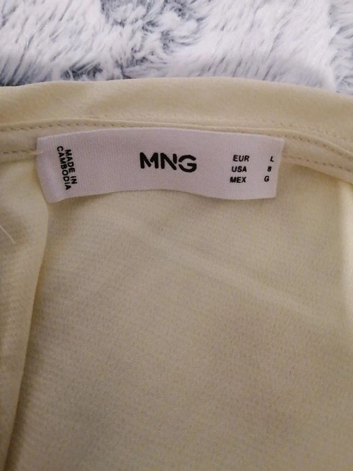 autre haut et t-shirt MNG jaune taille L - photo numéro 5