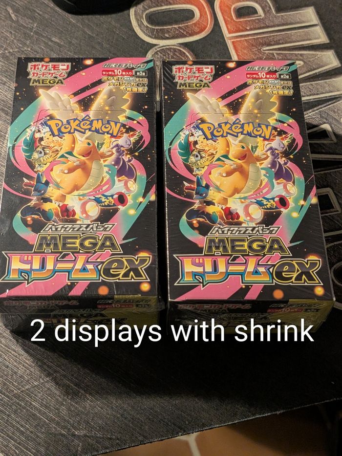 Pokémon 2 displays mega dream scellées/shrink