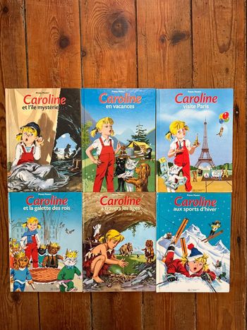 Lot de 6 livres bd albums Caroline Pierre Probst Hachette Jeunesse bord jaune