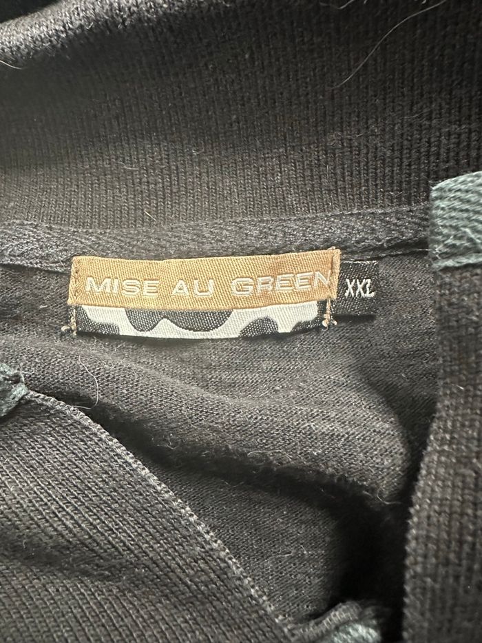 Polo noir manches longues Mise au Green TXXL - photo numéro 5