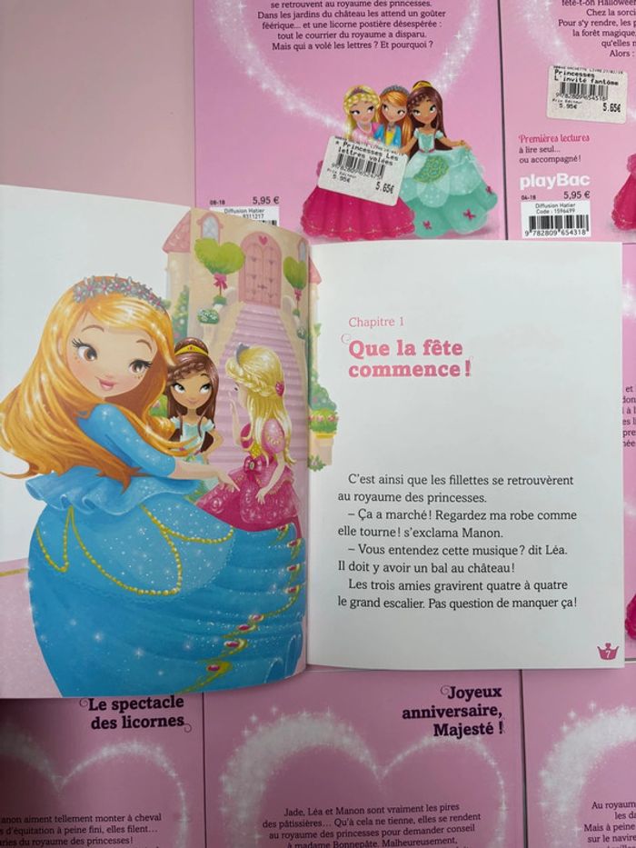 Lot 9 livres une deux trois princesses - photo numéro 6