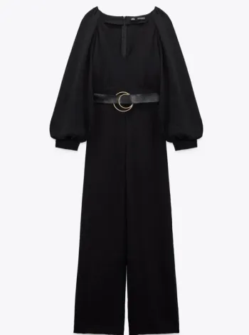 Combinaison noire Zara neuve