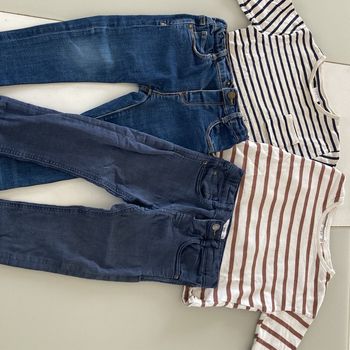 Lot Tee shirt et pantalon Zara