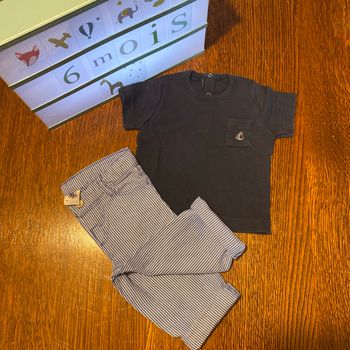 Ensemble pantalon et t-shirt manches courtes