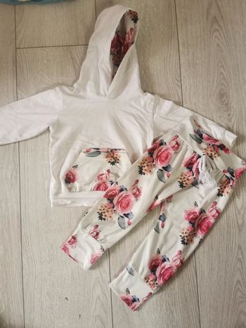 Ensemble fleuri sweet et pantalon