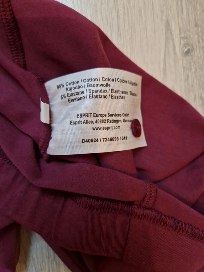 Caleçon ou legging violet XXS neuf avec étiquette EDC - photo numéro 5