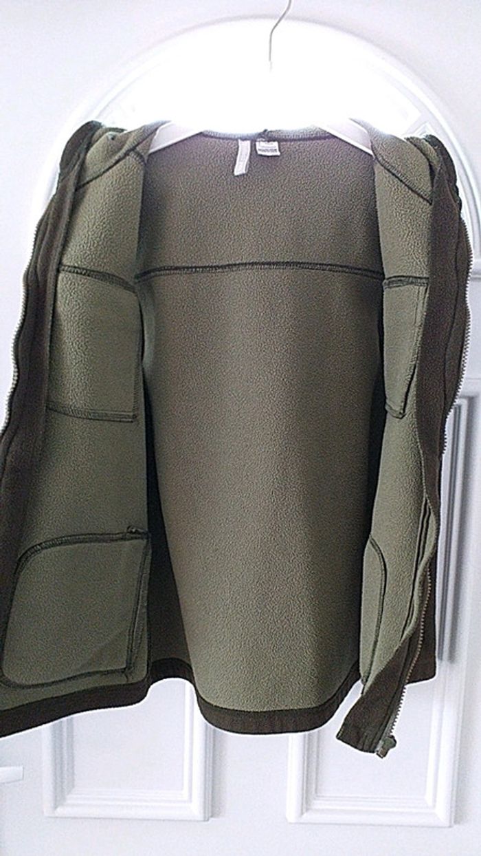 Doudoune polaire kaki - photo numéro 2