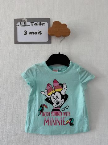 Tee shirt Minnie - taille 3 mois 🌸