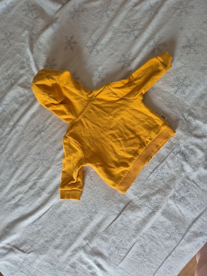 Veste zippé moutarde 3 mois kiabi - photo numéro 4