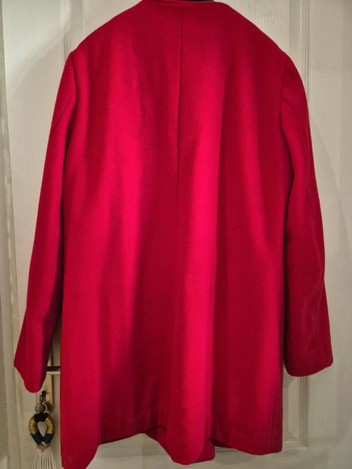 Manteau rouge #mango L - photo numéro 7
