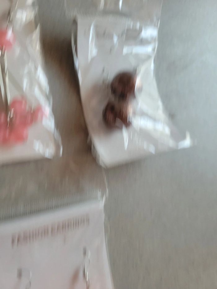 Lot boucles d'oreilles perle pendentif créole strass - photo numéro 6