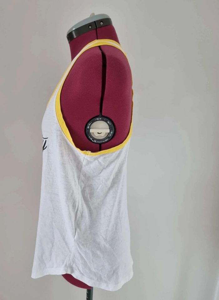 Débardeur  blanc et jaune  - taille  S  - Tezenis - photo numéro 2
