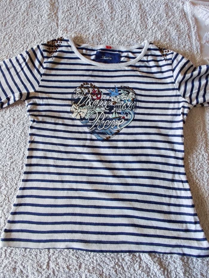 Lot t-shirts manches longues 10 ans - photo numéro 6