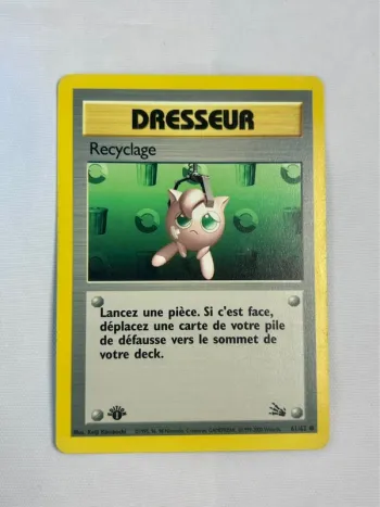 Carte Pokémon Recyclage (61/62) Édition 1