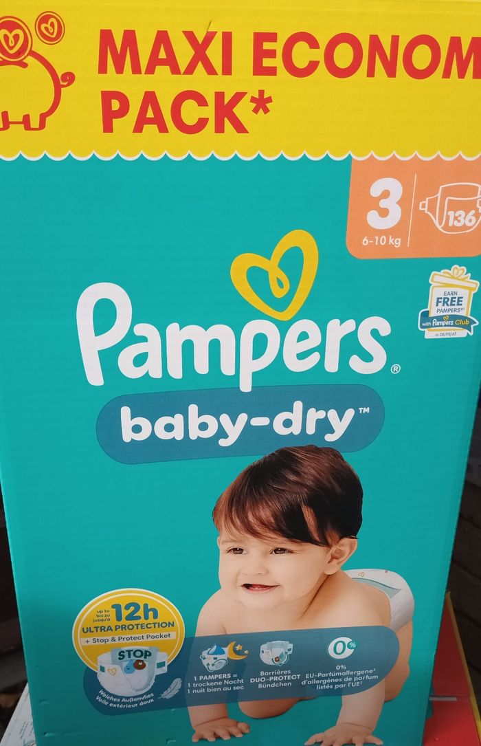 Carton couches pampers T3 - photo numéro 2