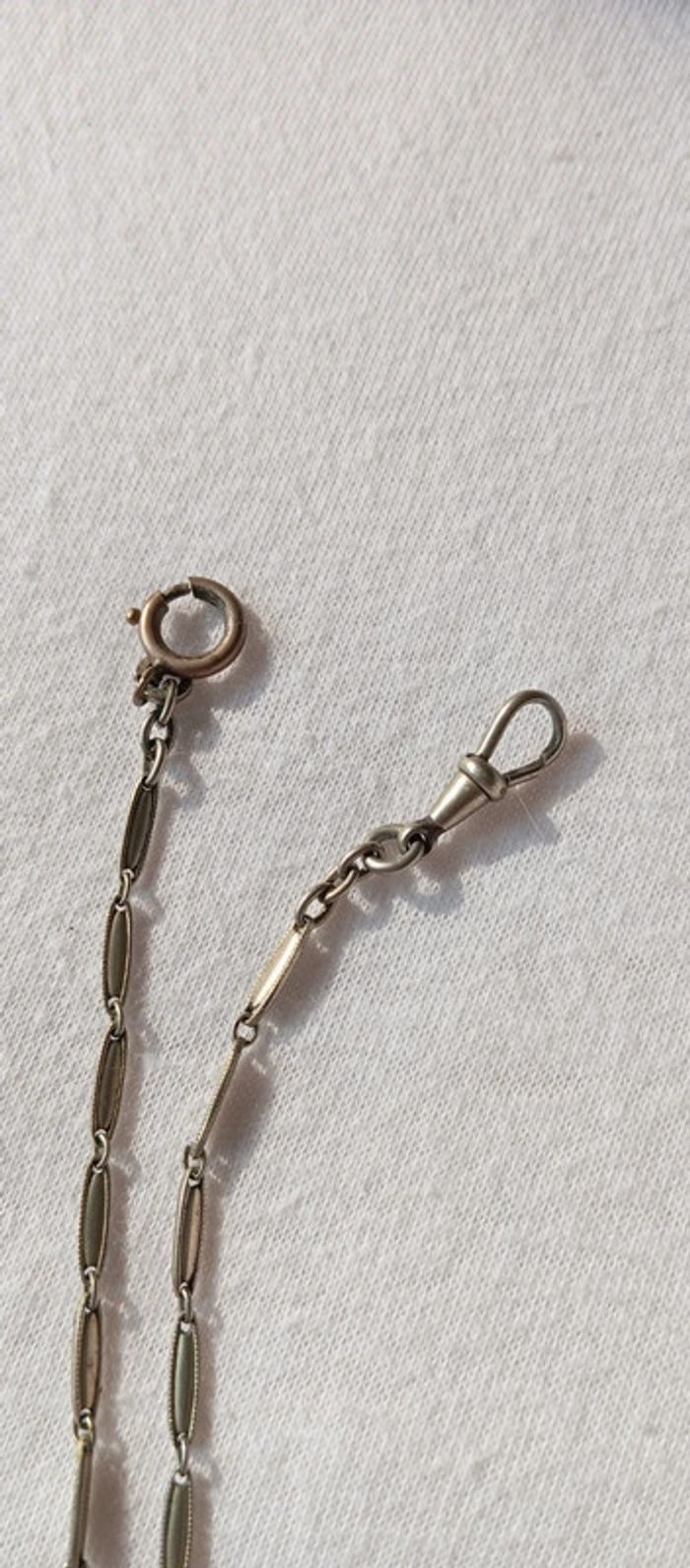 Chaîne de montre gousset vintage - photo numéro 4