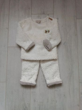 Ensemble 18 mois Petits coeurs à la montagne