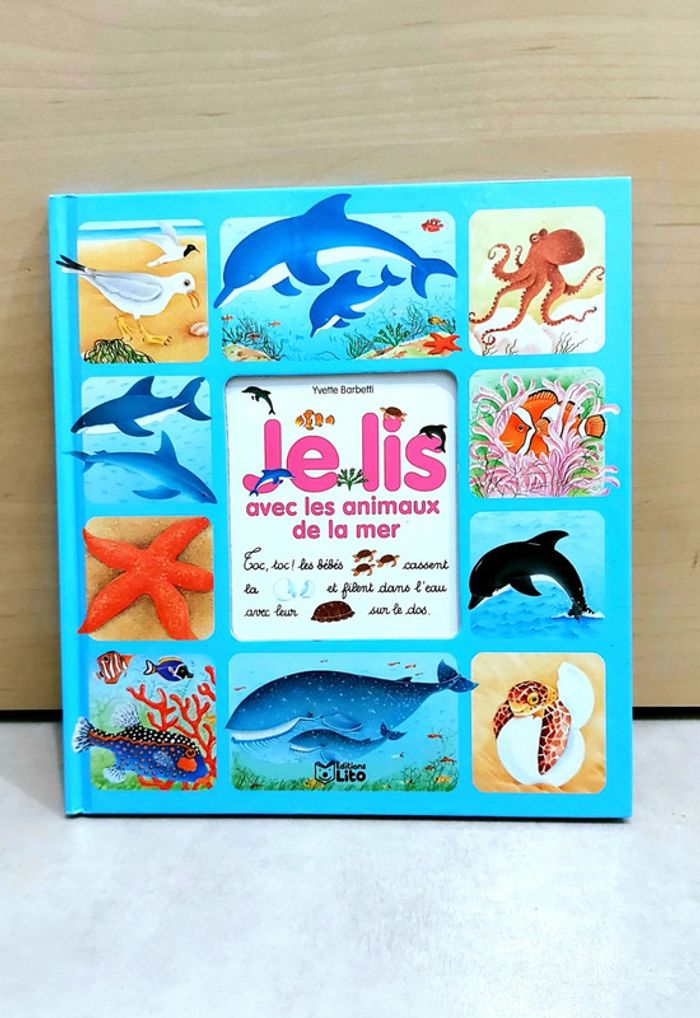🌺 Livre pour apprendre à lire : Je lis avec les animaux de la mer