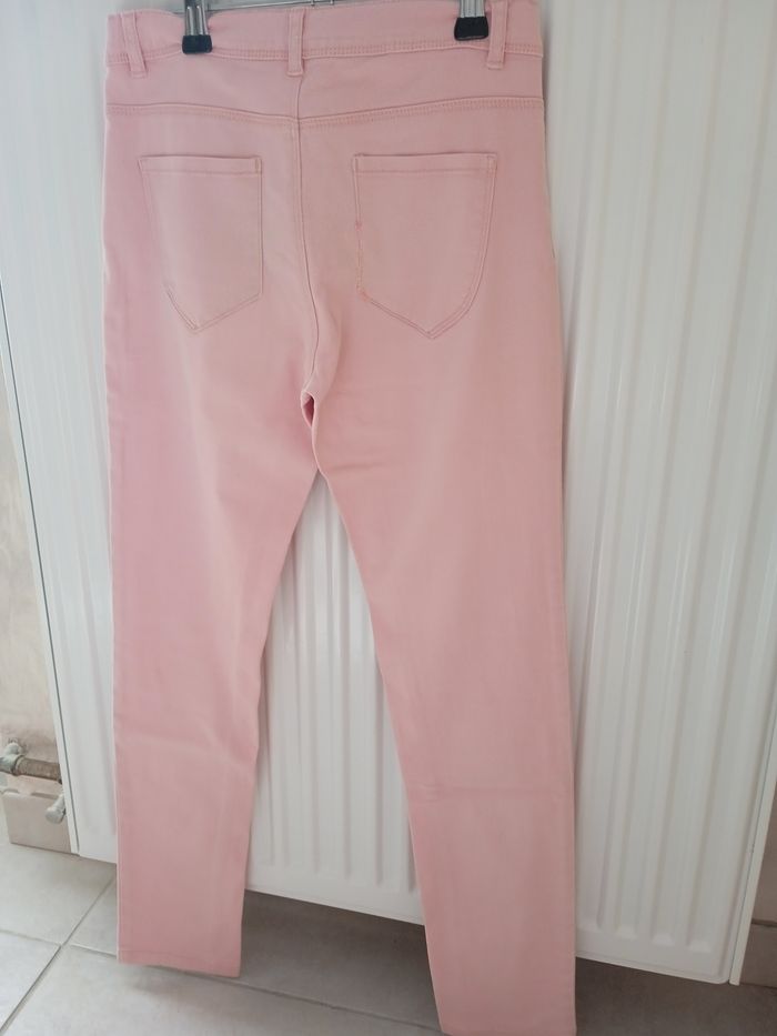 Jean slim rose Kiabi fille 12 ans - photo numéro 7