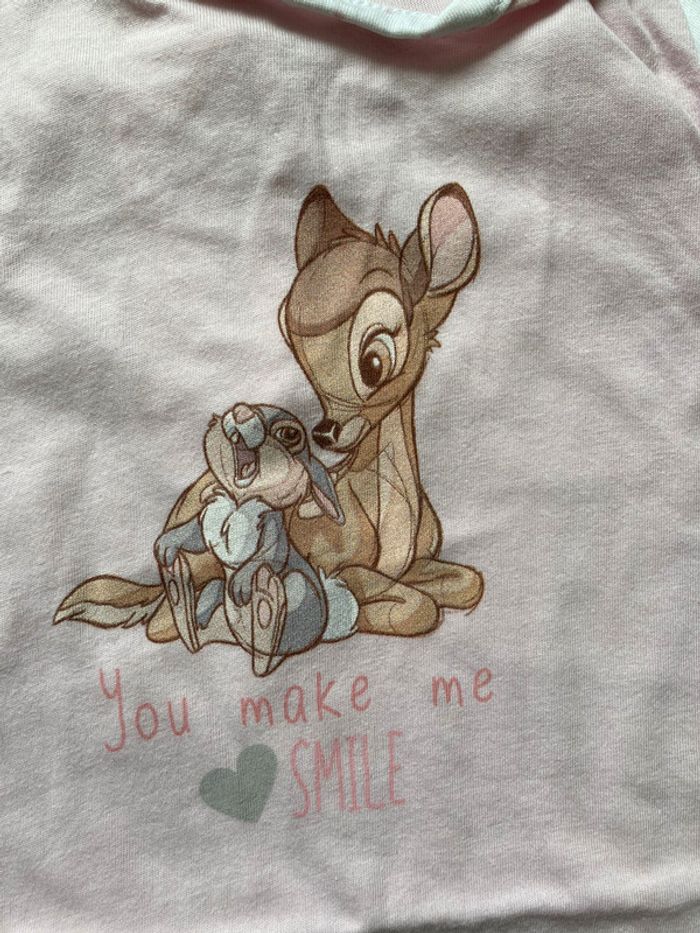 Barboteuse/pyjacourt bébé fille Bambi - photo numéro 4