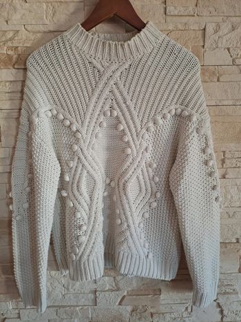 Pull femme large blanc jennyfer xs tbe
