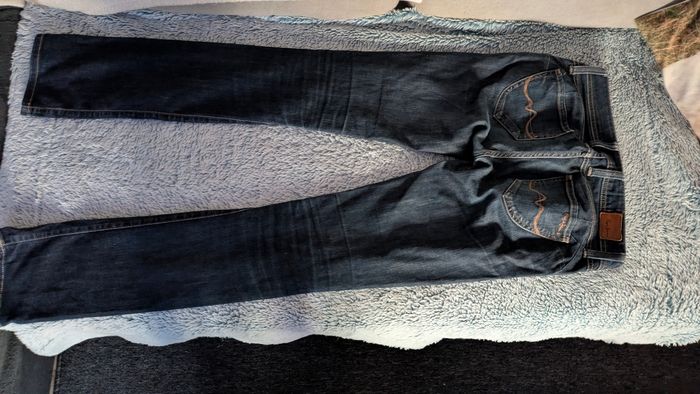 Jeans  pépé jeans bleu marine - photo numéro 4